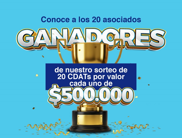 GANADORES SORTEO CDATS 