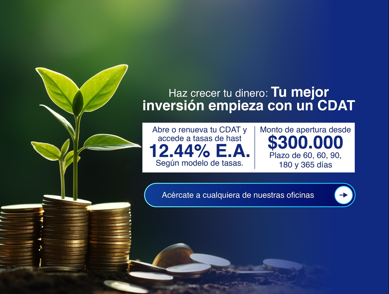 Tu mejor inversión empieza con un CDAT