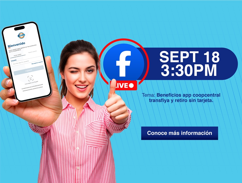 Facebook Live: Nueva APP - TransfiYA y Retiro Sin Tarjeta
